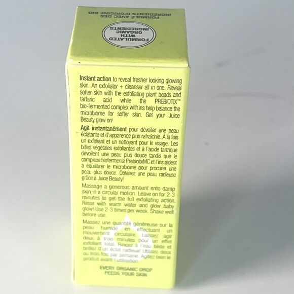 Juice Beauty PreBiotix Tartraic Iris Instant Flash Facial Travel .26oz 7.8ml New - Picture 5 of 7